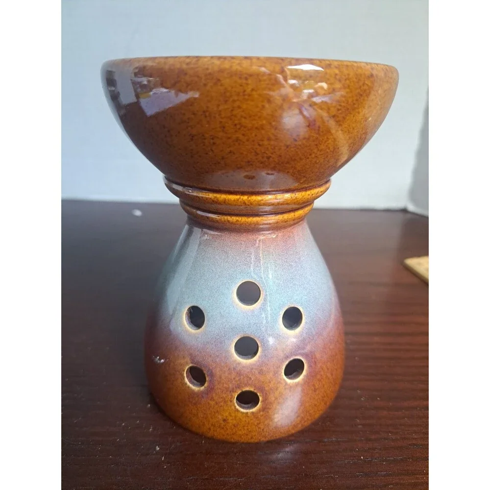 Ceramic Brown Tart/candle Warmer